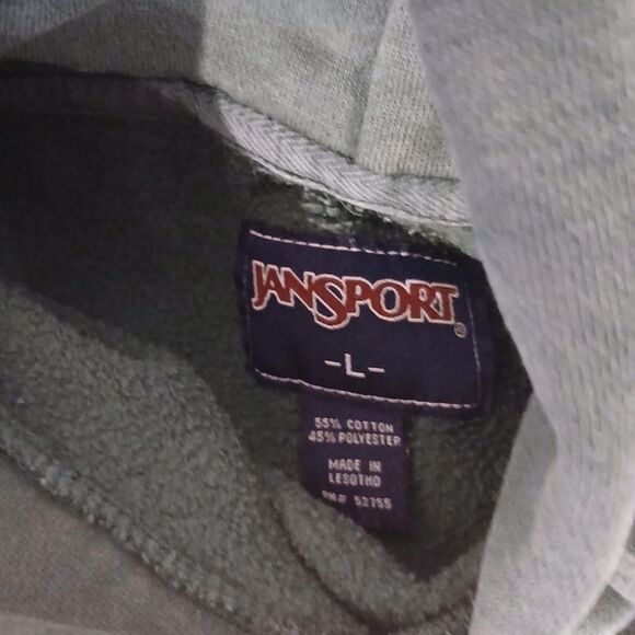 Vintage Jansport Missouri Southern Women's Green and Yellow Hoodie Size Large - Picture 5 of 6